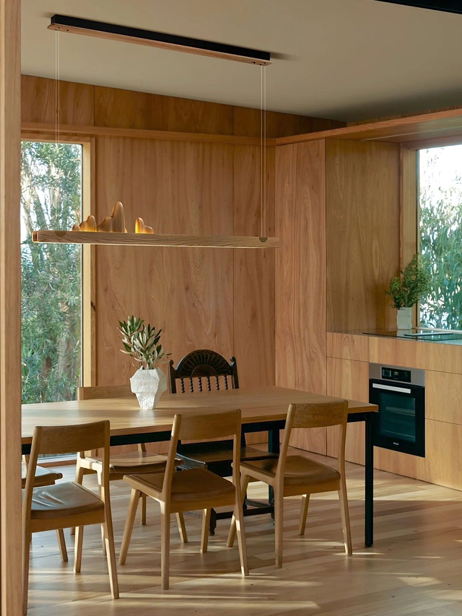 Daniel Modern Wood Pendant Light - Image 27
