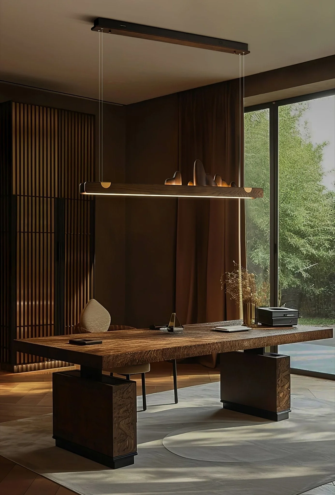 Daniel Modern Wood Pendant Light - Image 3