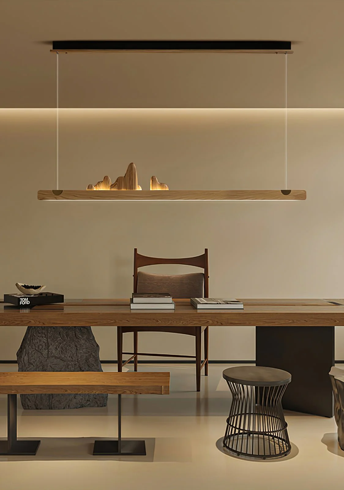 Daniel Modern Wood Pendant Light - Image 5