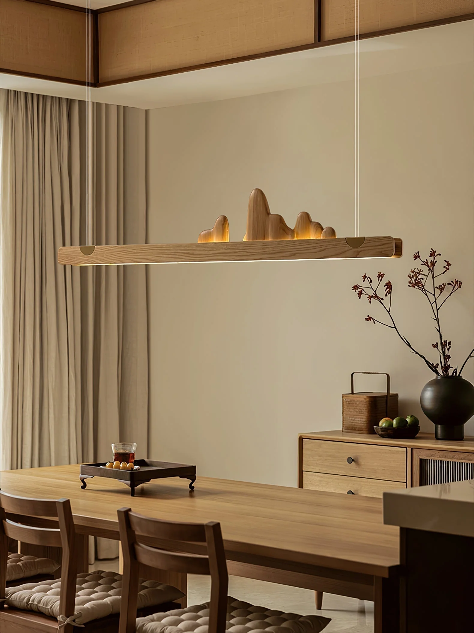 Daniel Modern Wood Pendant Light - Image 6
