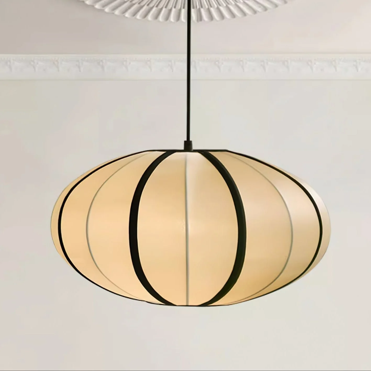 Daphne Modern Fabric Pendant Lamp - Image 34