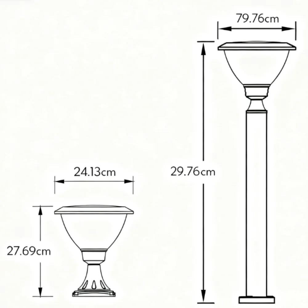 Darlene Modern Minimalist Outdoor Lights - Image 11