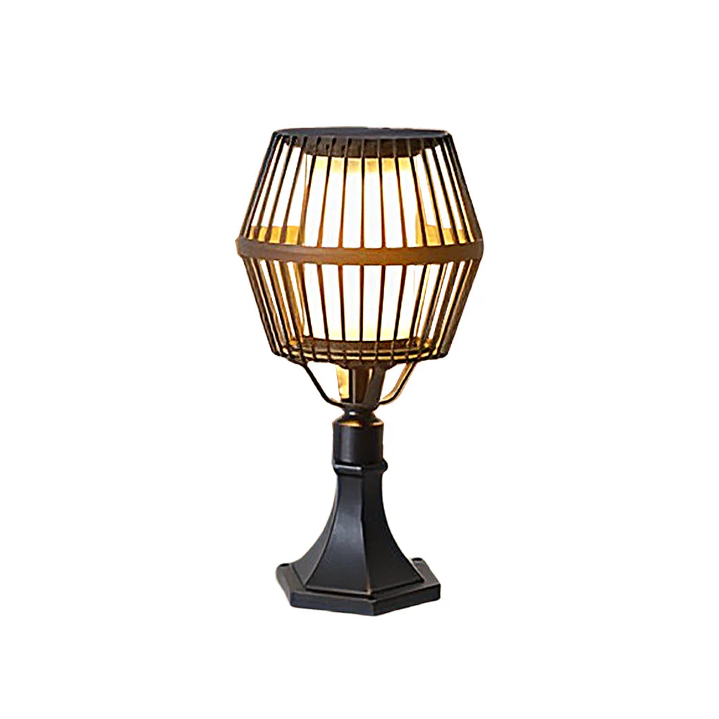 Deirdre Modern Solar Caged Outdoor Lanterns - Image 4