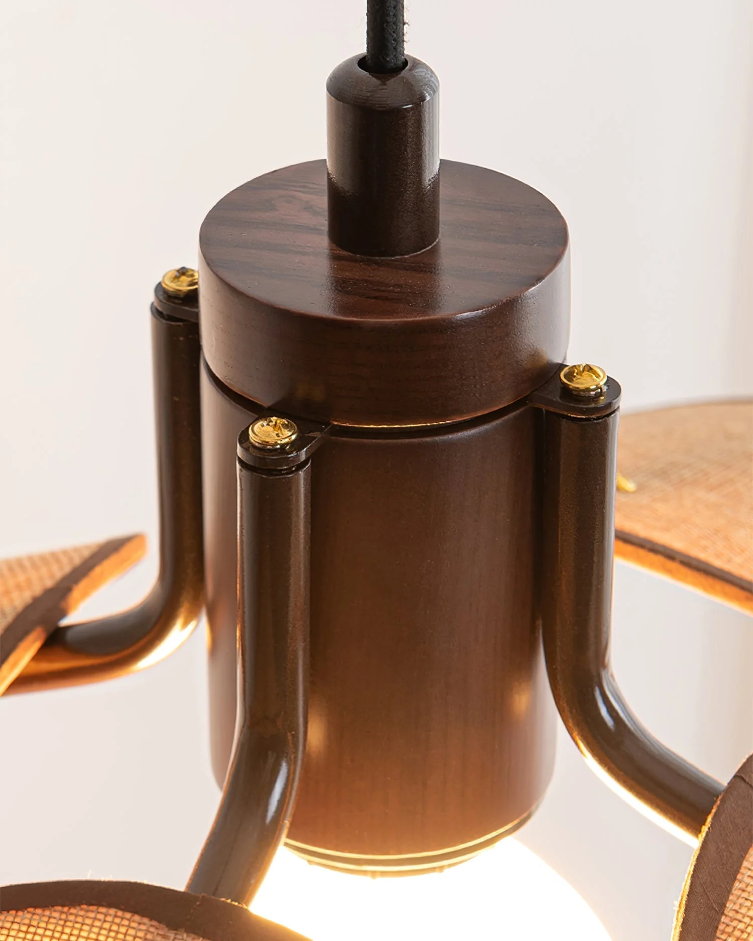 Delfina Retro Fabric Pendant Light - Image 33