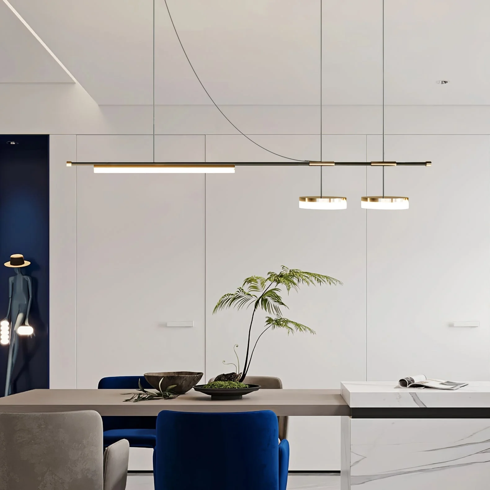 Della Linear Modern Pendant Light - Image 18