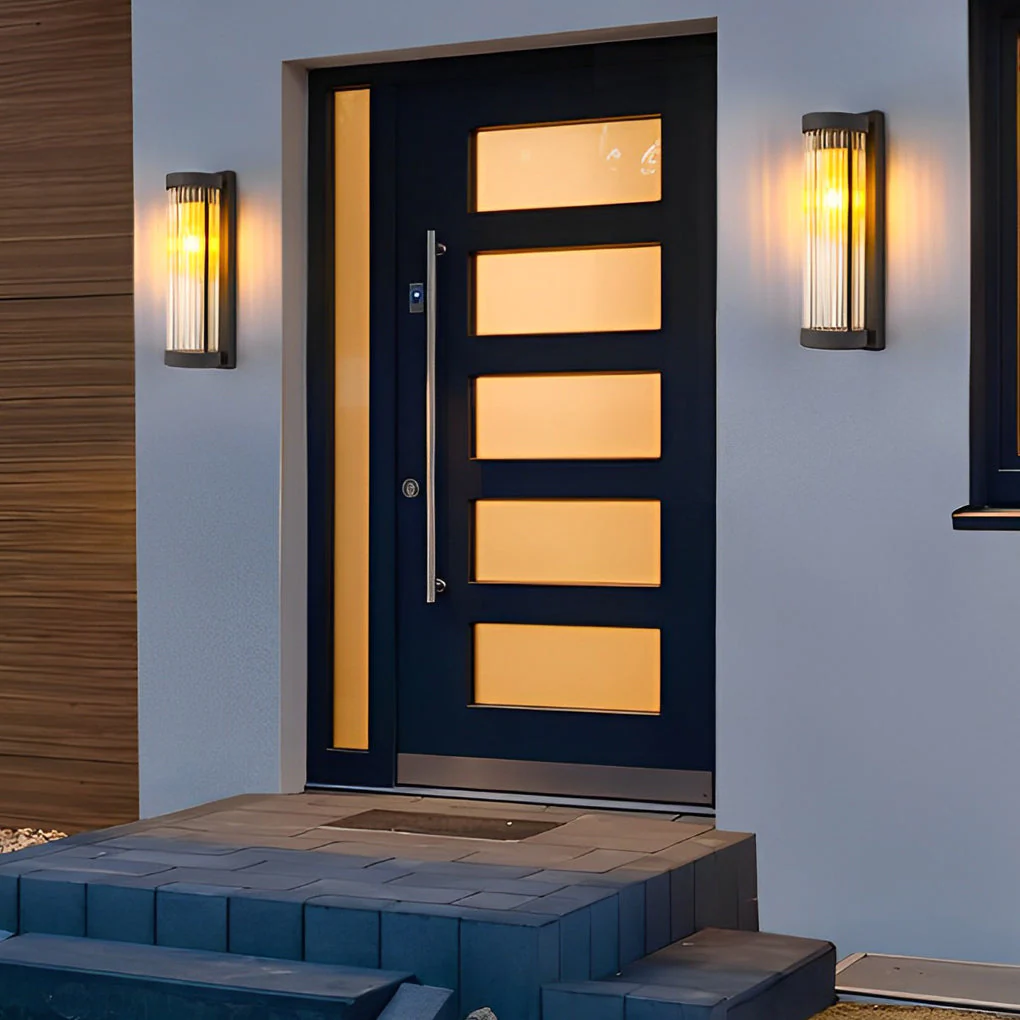 Denise Creative LED Modern Solar Glass Outdoor Wall Lights - Image 12