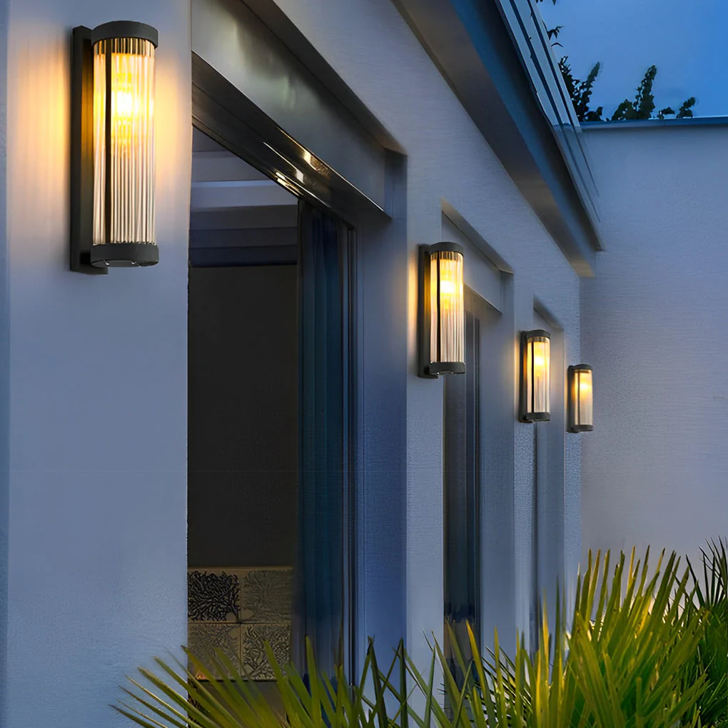 Denise Creative LED Modern Solar Glass Outdoor Wall Lights - Image 13