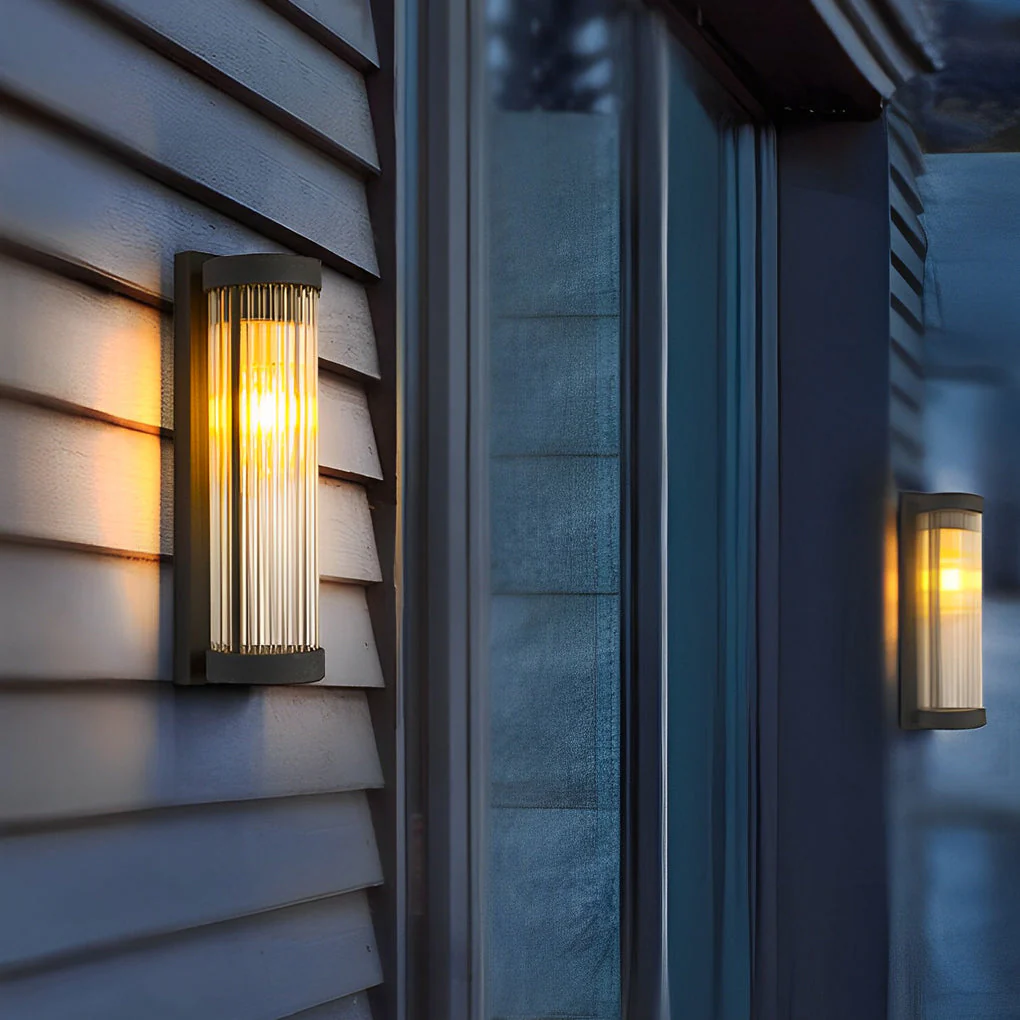 Denise Creative LED Modern Solar Glass Outdoor Wall Lights - Image 14
