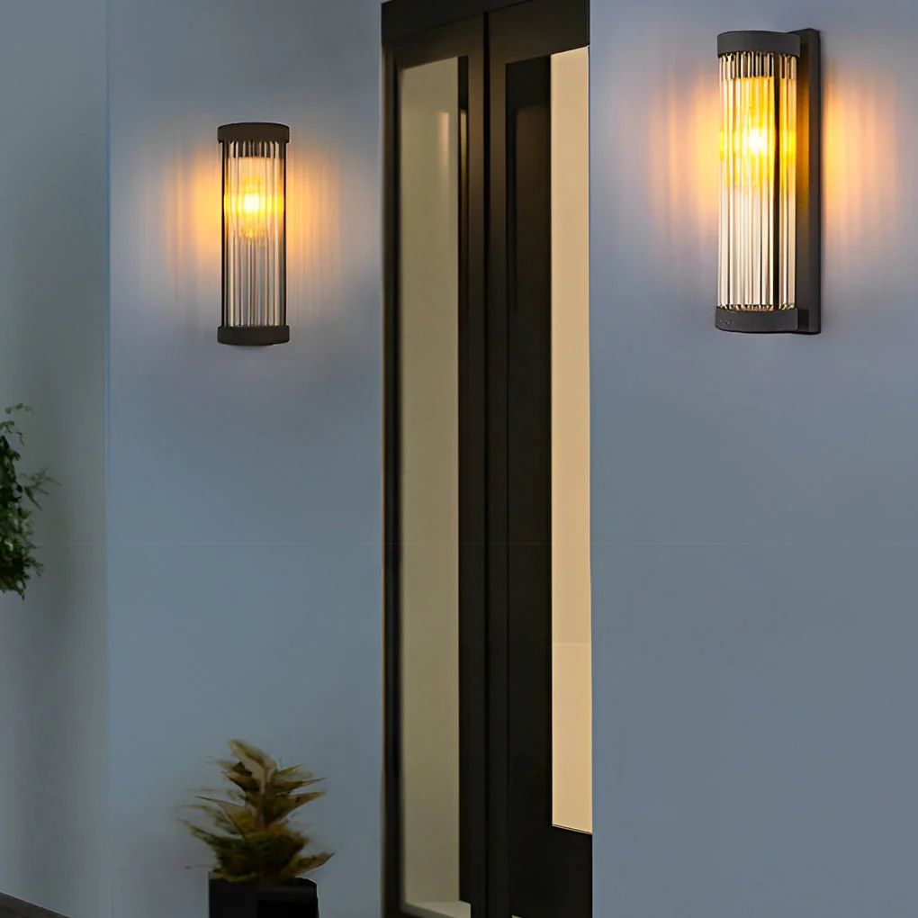 Denise Creative LED Modern Solar Glass Outdoor Wall Lights - Image 4