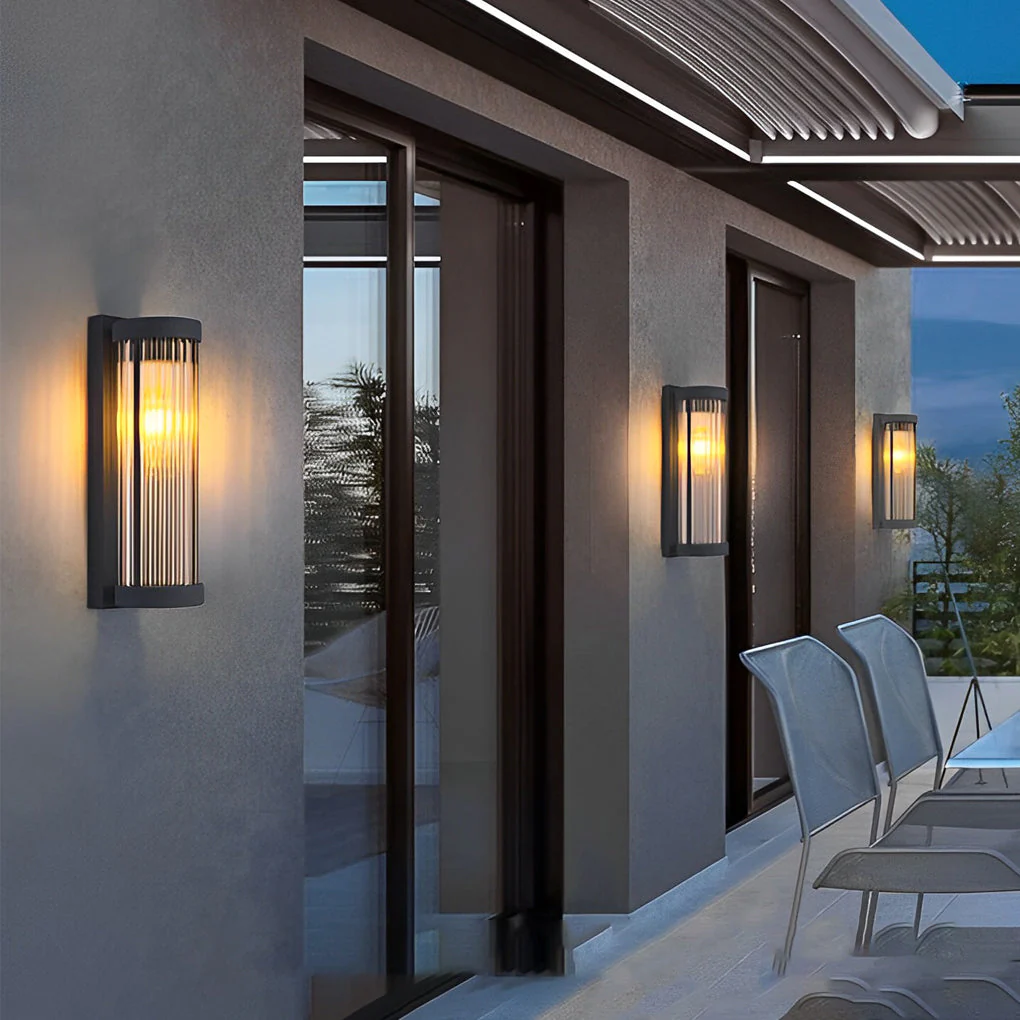 Denise Creative LED Modern Solar Glass Outdoor Wall Lights - Image 7