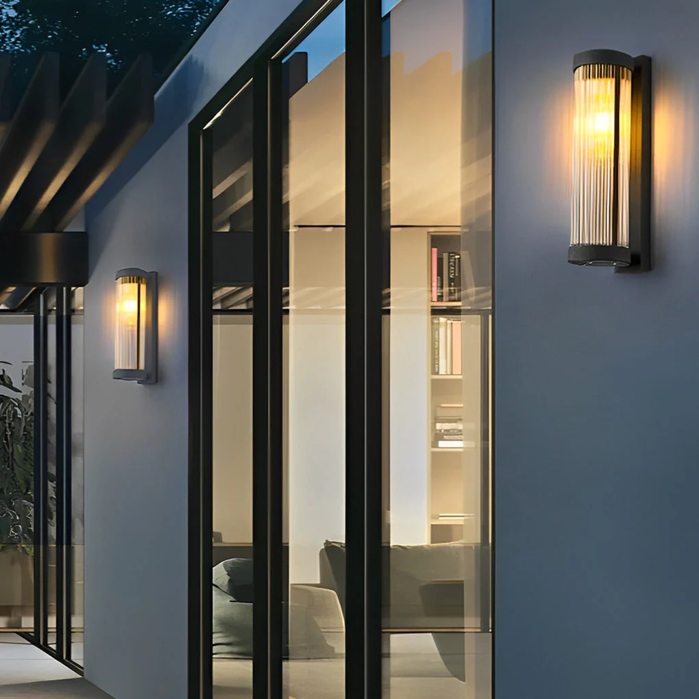 Denise Creative LED Modern Solar Glass Outdoor Wall Lights - Image 9