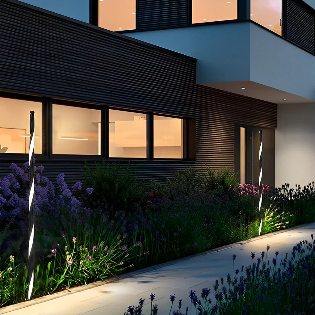 Dennis Linear LED Minimalist Outdoor Path Light - Image 5