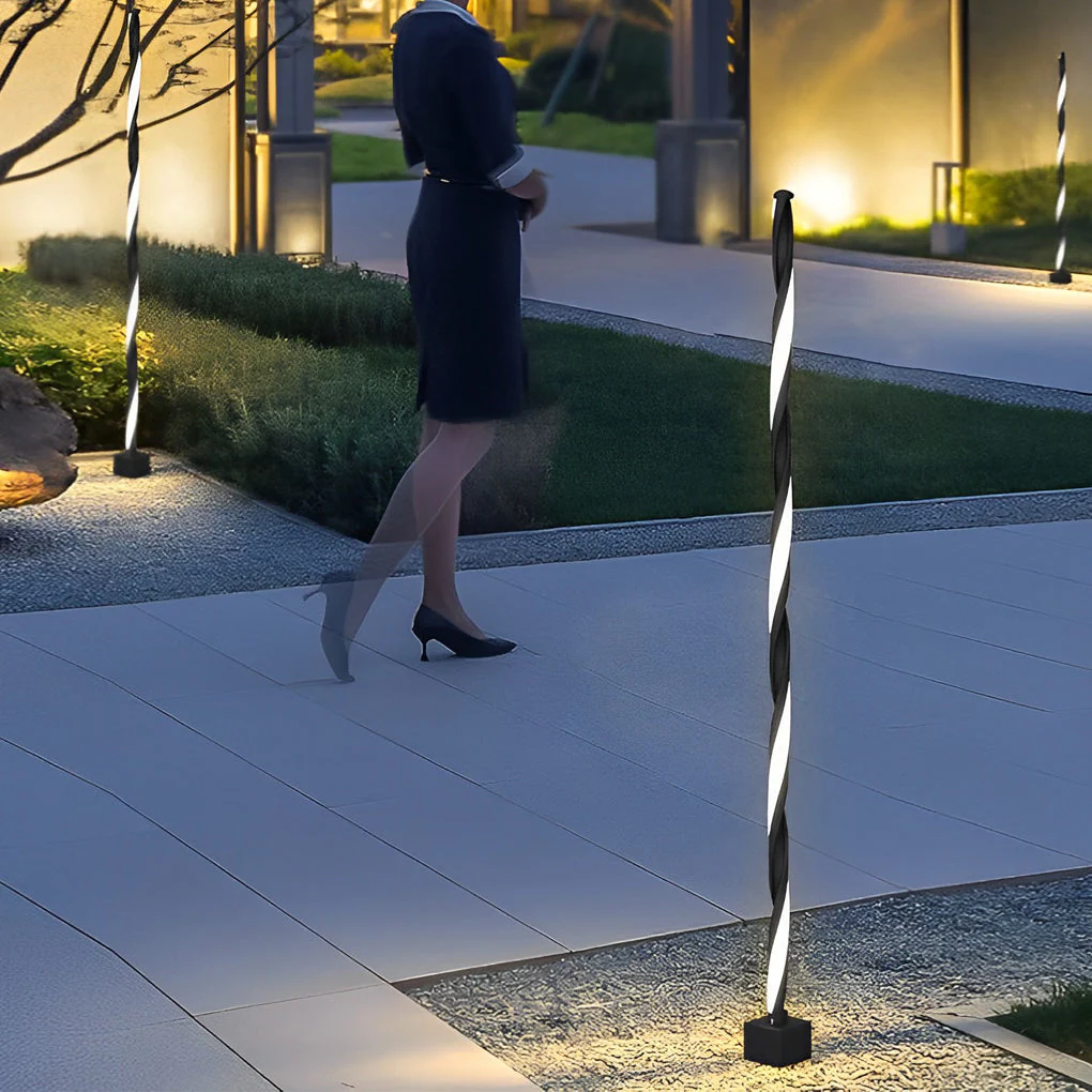 Dennis Linear LED Minimalist Outdoor Path Light - Image 6