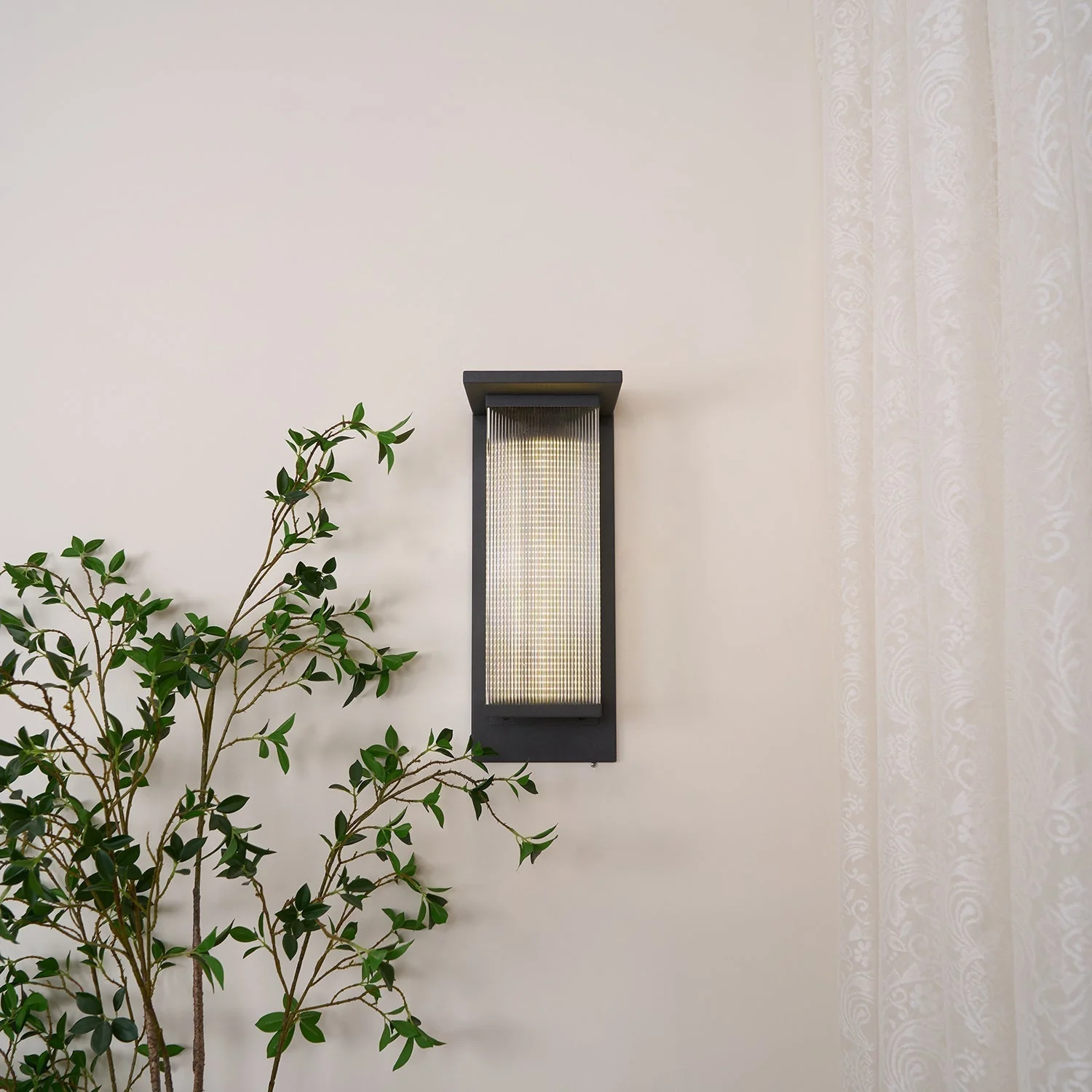 Dependable Unique Box Solar Outdoor Wall Lamp - Image 12