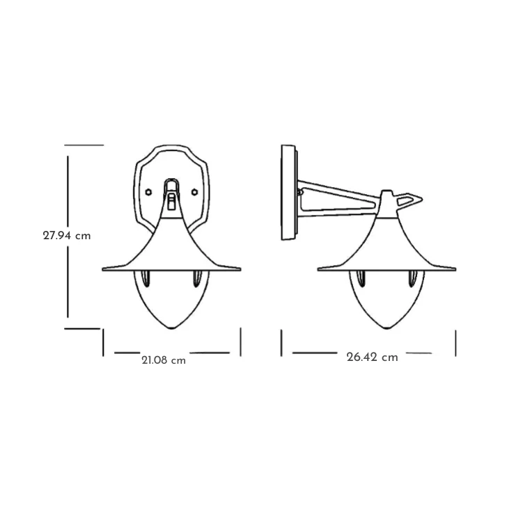 Diae LED Vintage Outdoor Wall Light - Image 5