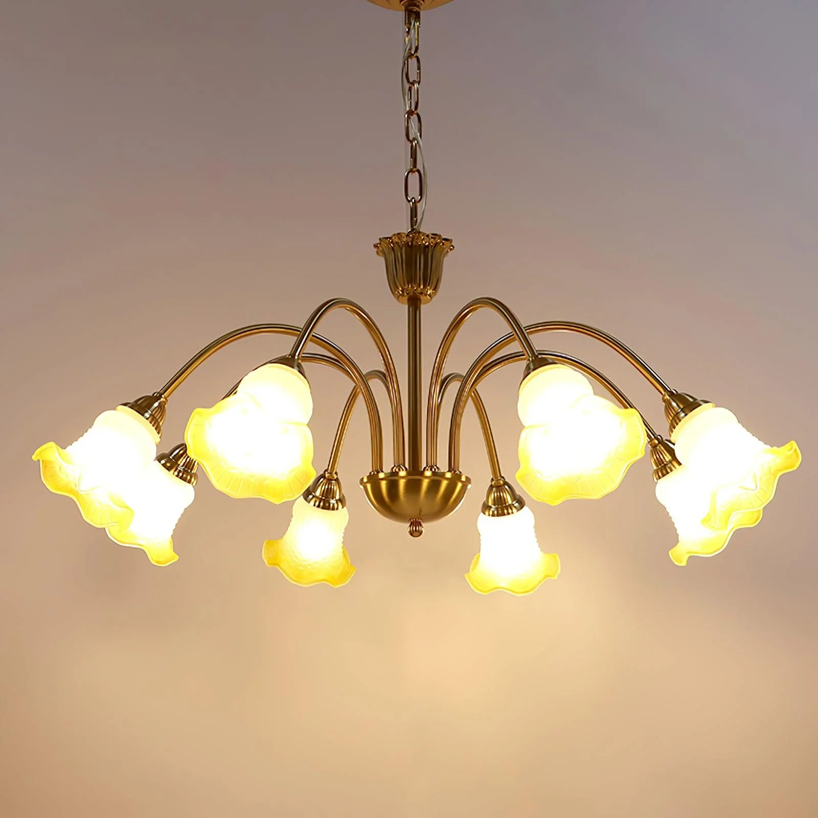 Diane Vintage Glass Chandelier - Image 23