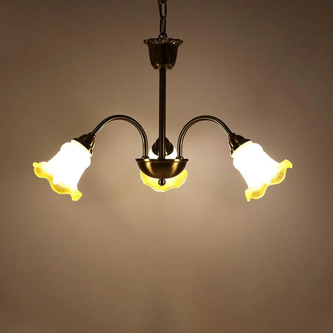 Diane Vintage Glass Chandelier - Image 7
