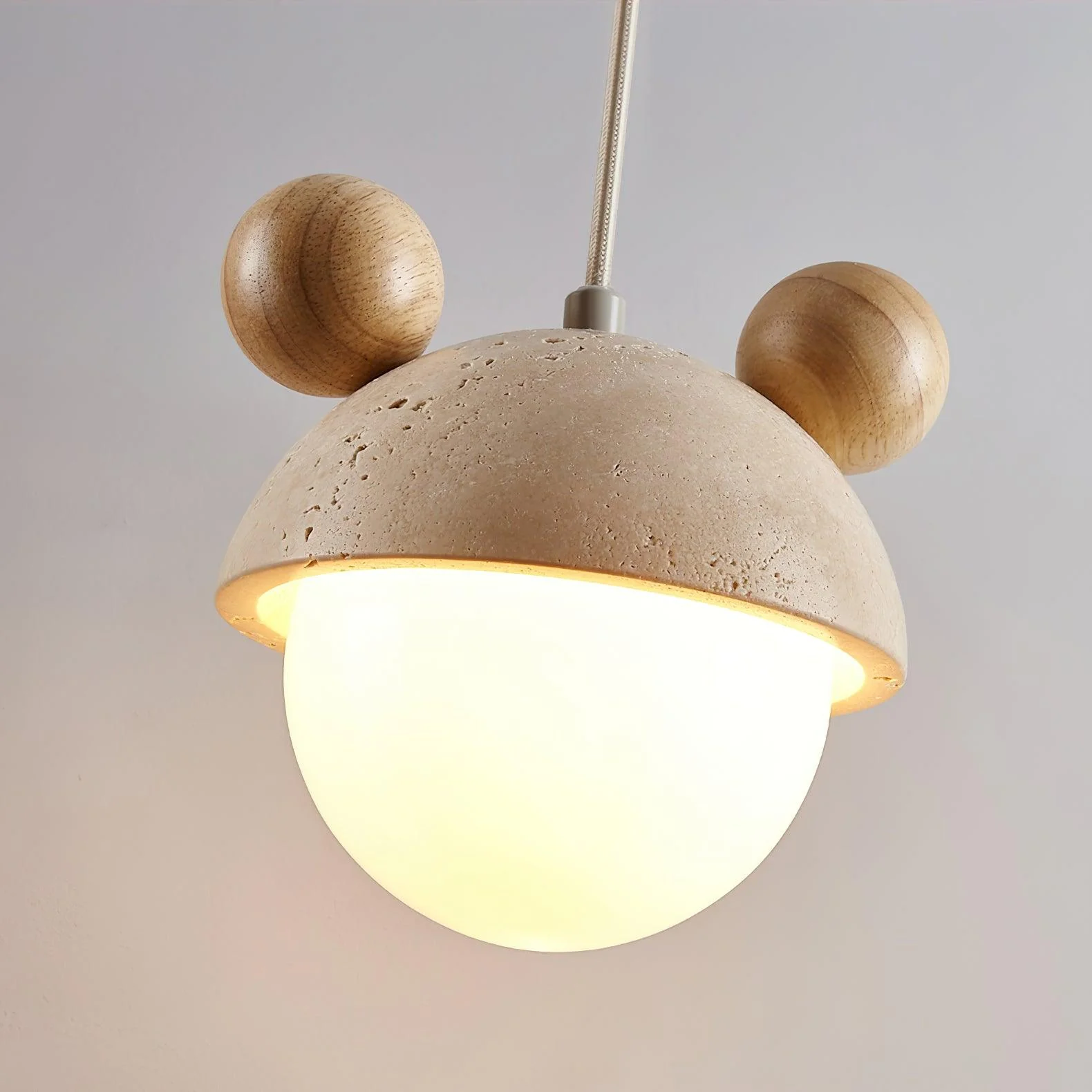 Domiere Playful Travertine Pendant Light - Image 11
