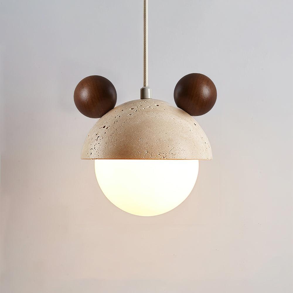 Domiere Playful Travertine Pendant Light - Image 12