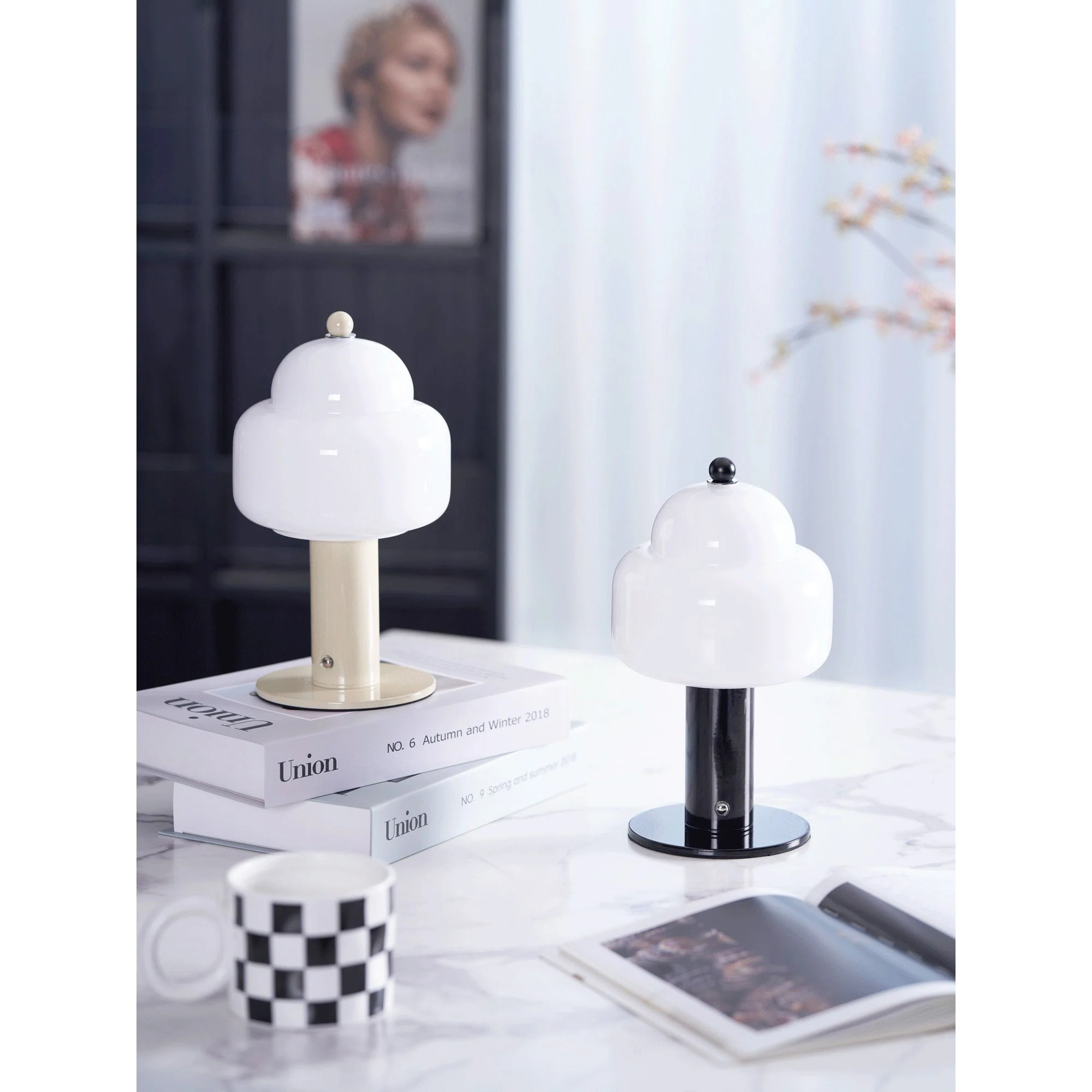 Drome Modern Glass Table Lamp - Image 13