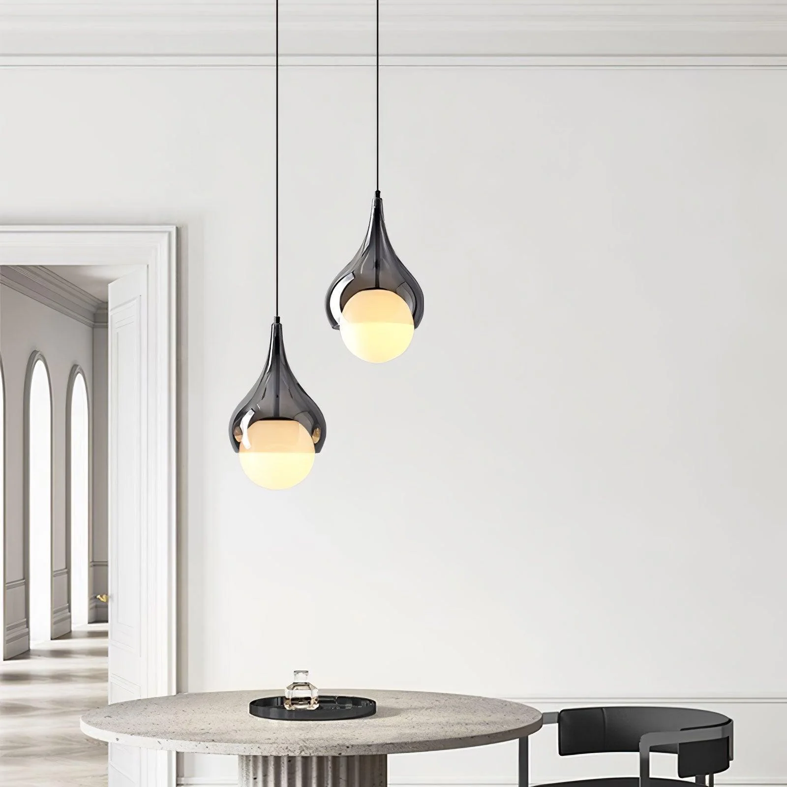 Droplet Elegant Glass Pendant Light - Image 16