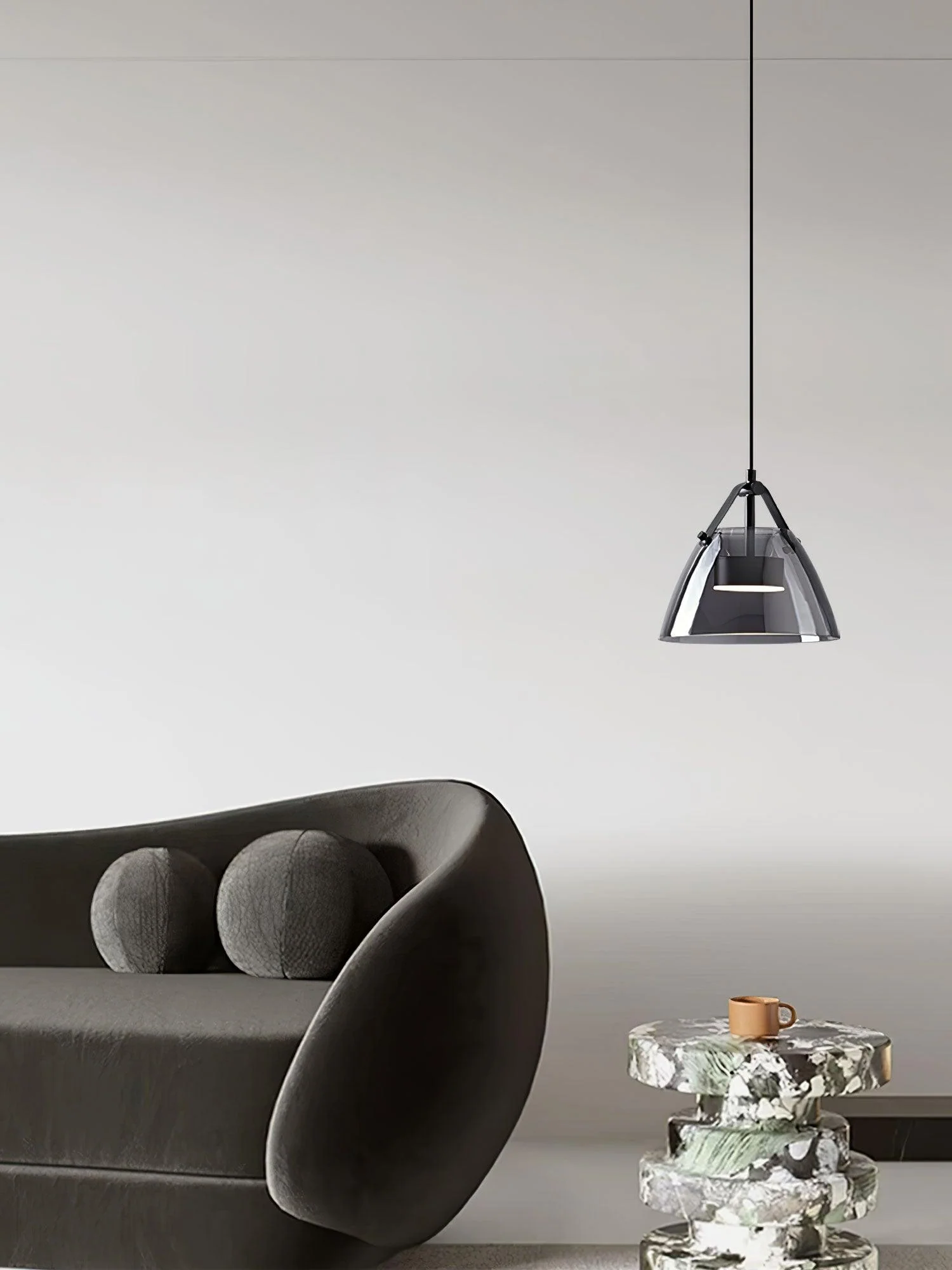 Droplet Elegant Glass Pendant Light - Image 3