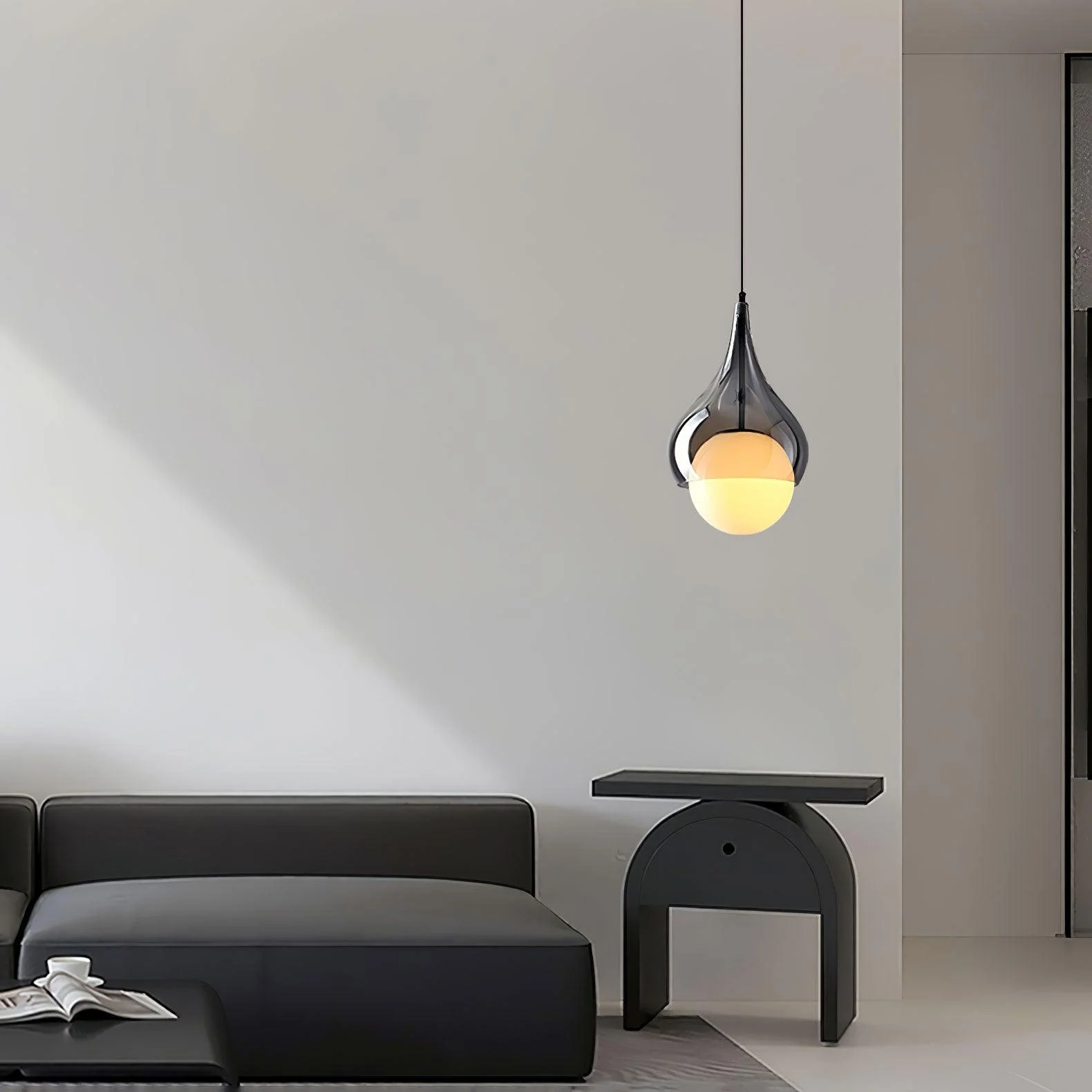 Droplet Elegant Glass Pendant Light - Image 8