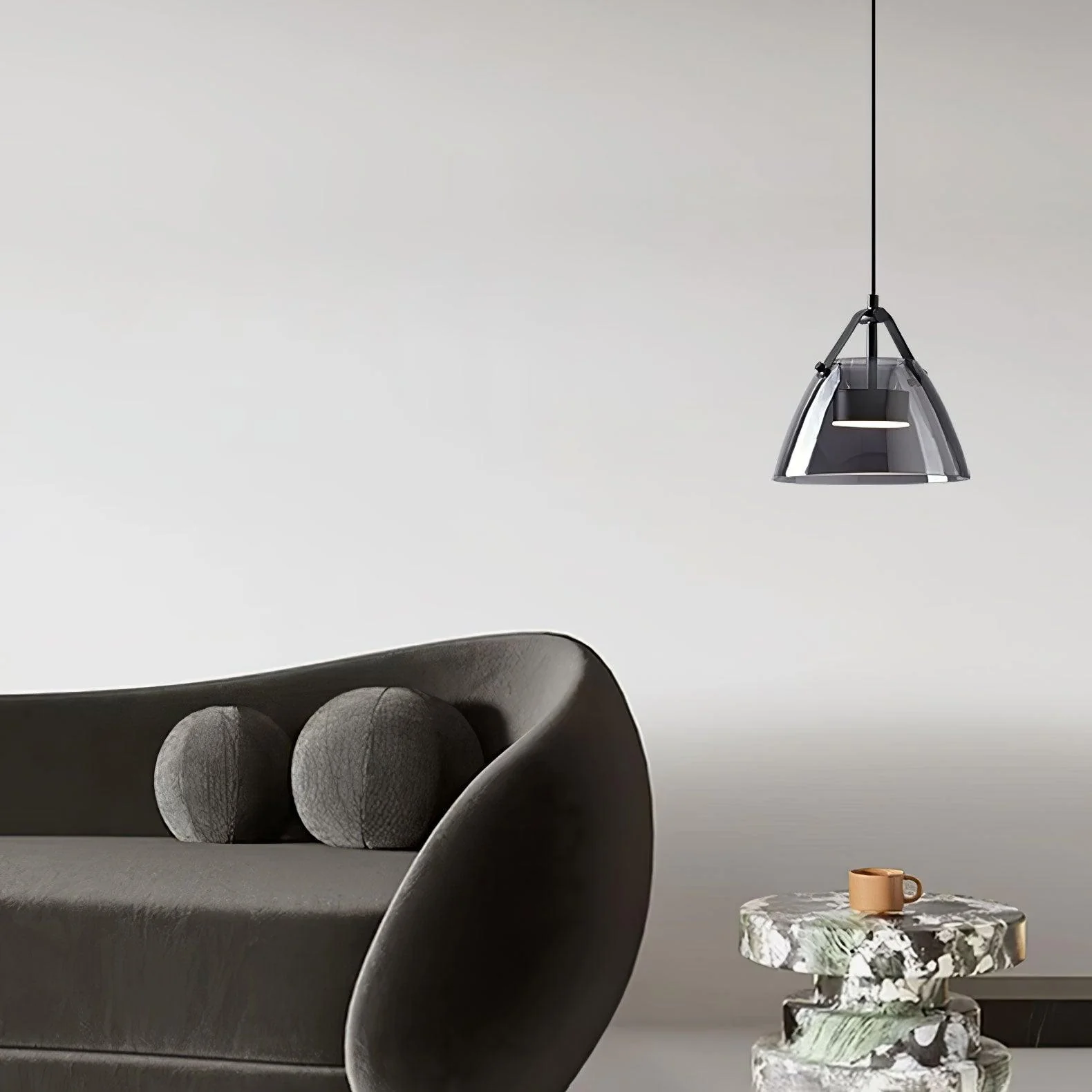 Droplet Elegant Glass Pendant Light - Image 9