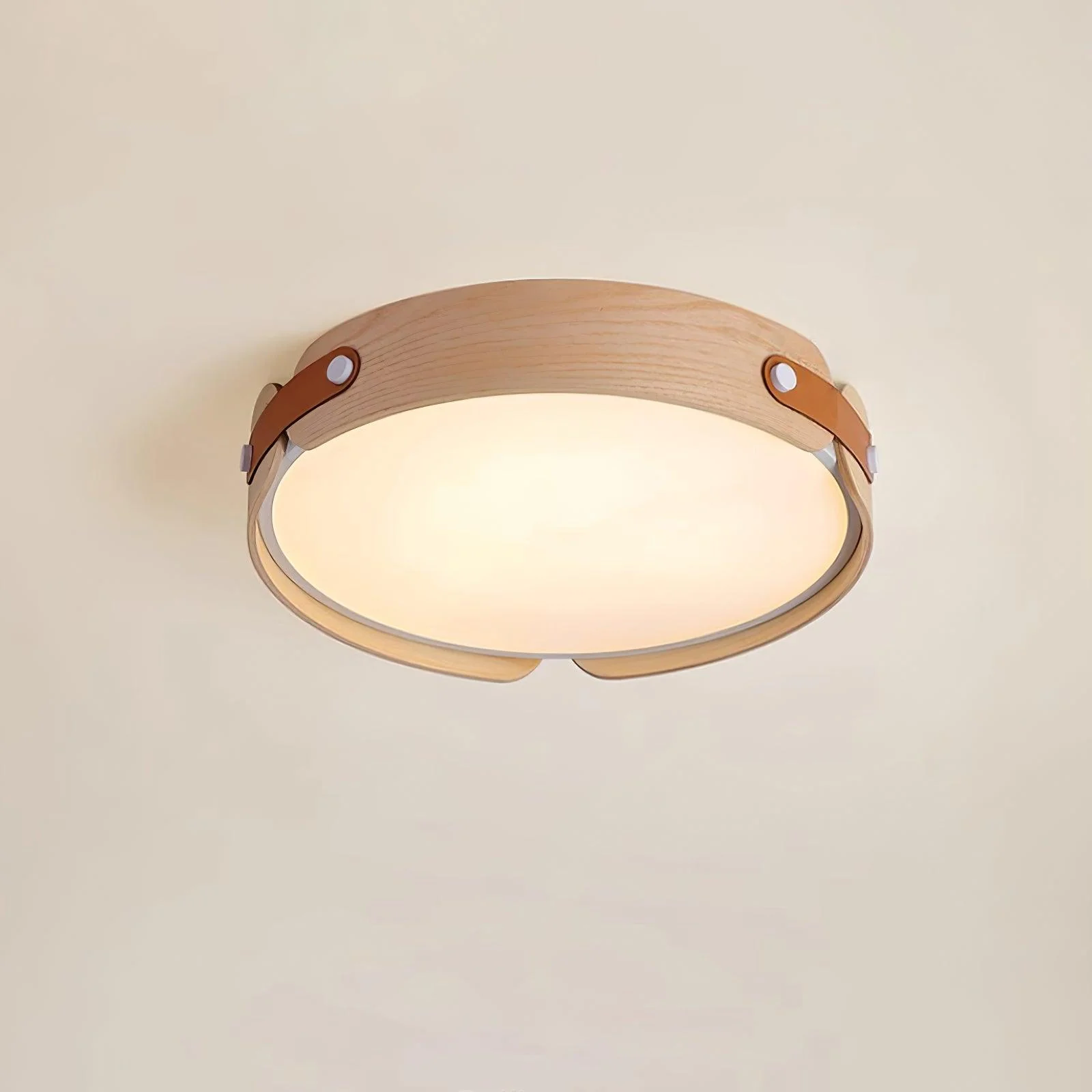 Echo Modern Minimalist Wood Ceiling Light - Image 11