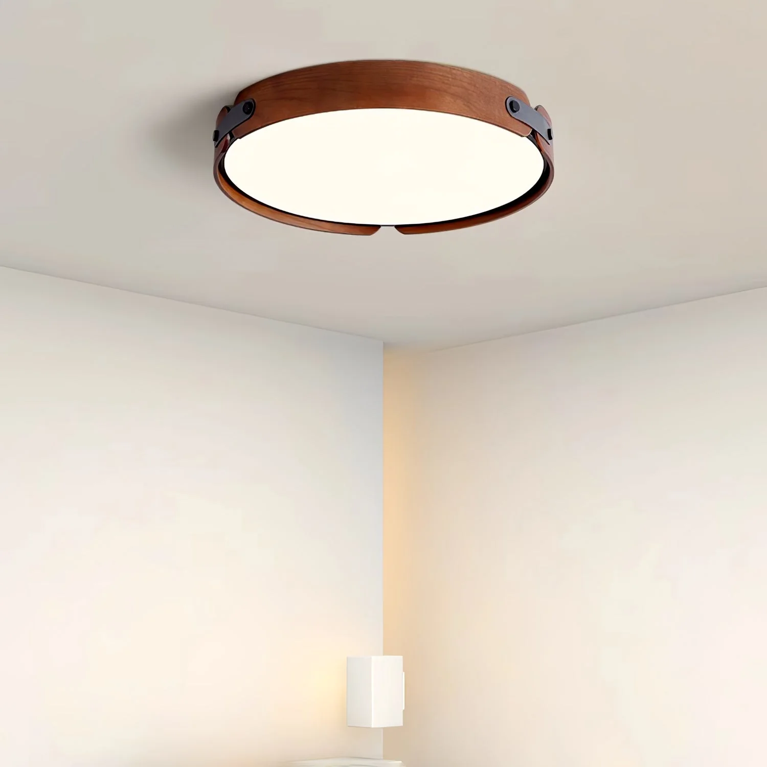 Echo Modern Minimalist Wood Ceiling Light - Image 14