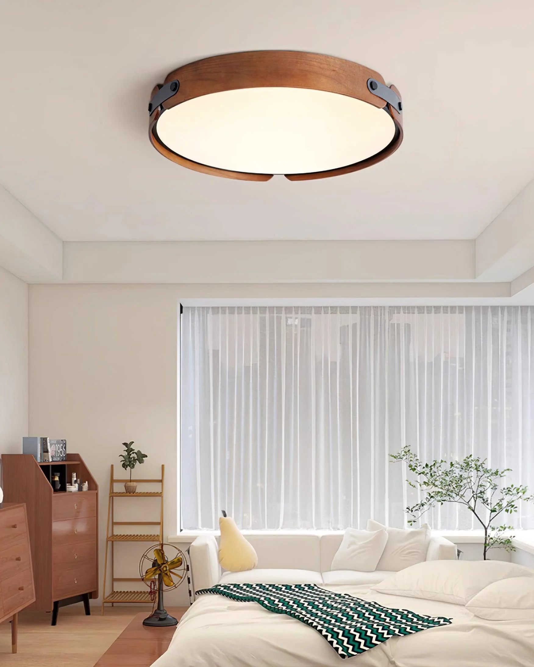 Echo Modern Minimalist Wood Ceiling Light - Image 45