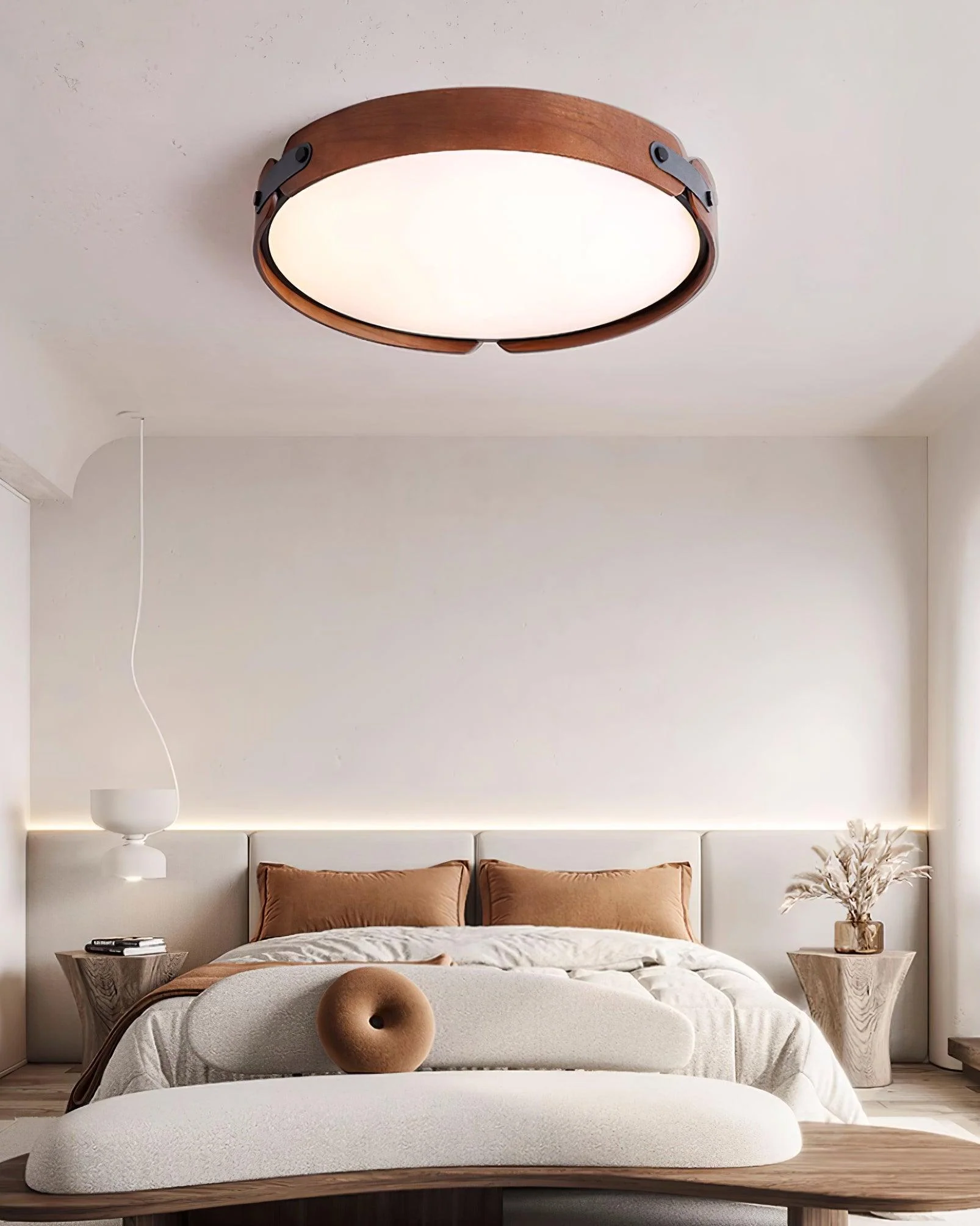 Echo Modern Minimalist Wood Ceiling Light - Image 48