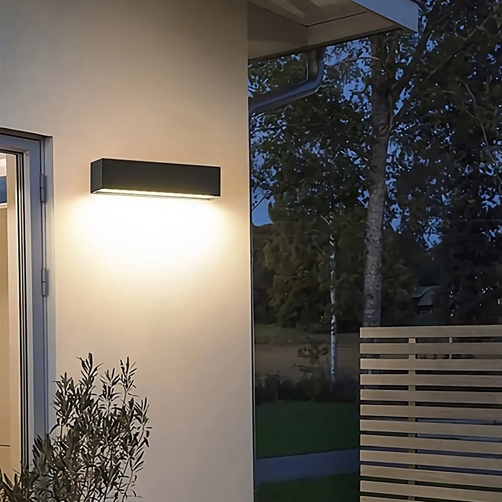 Edin Rectangle Porch LED Outdoor Wall Light