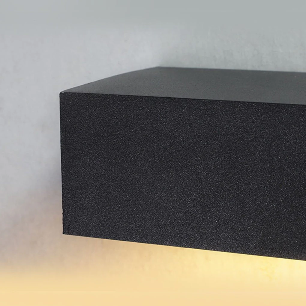 Edin Rectangle Porch LED Outdoor Wall Light - Image 7