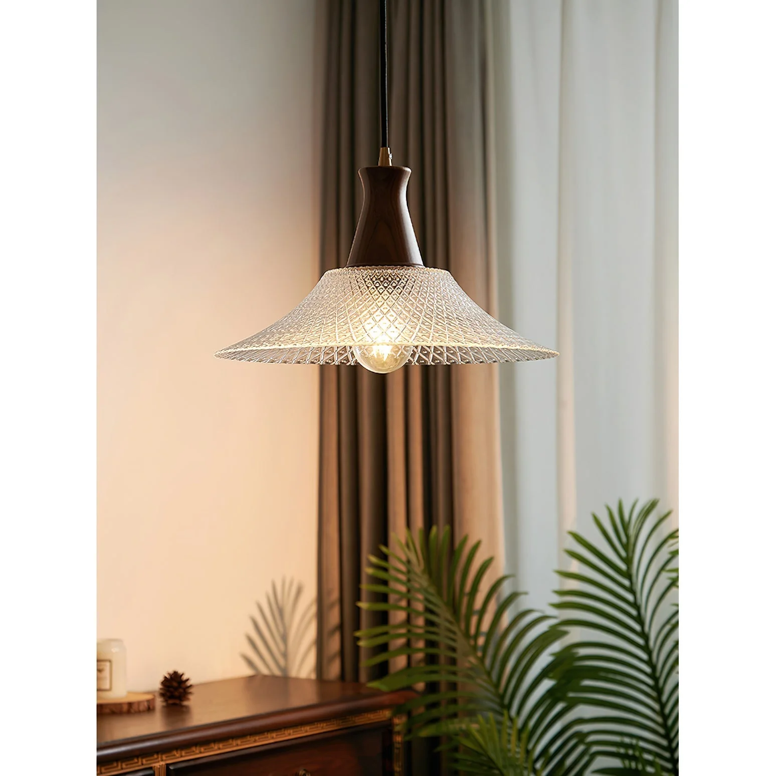 Eiken Modern Glass Pendant Light - Image 17