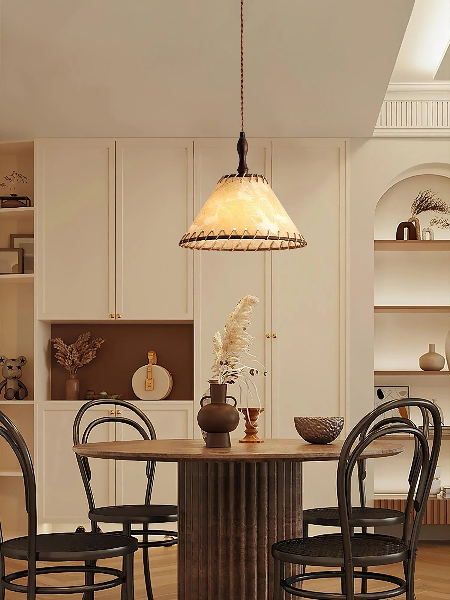 Elara Modern Fabric Pendant Light - Image 5