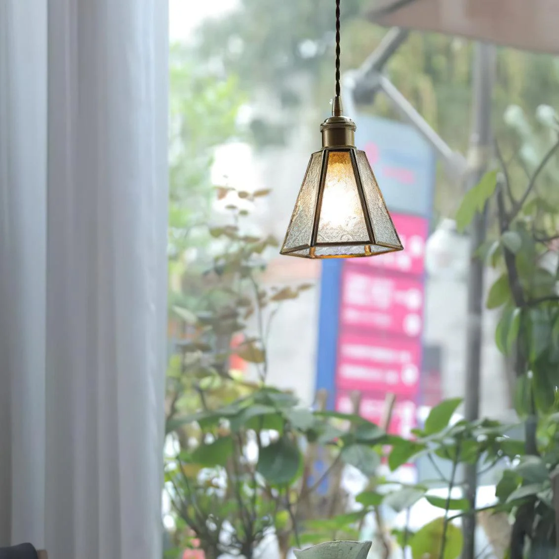Elarace Brass & Glass Elegant Pendant Lamp - Image 29