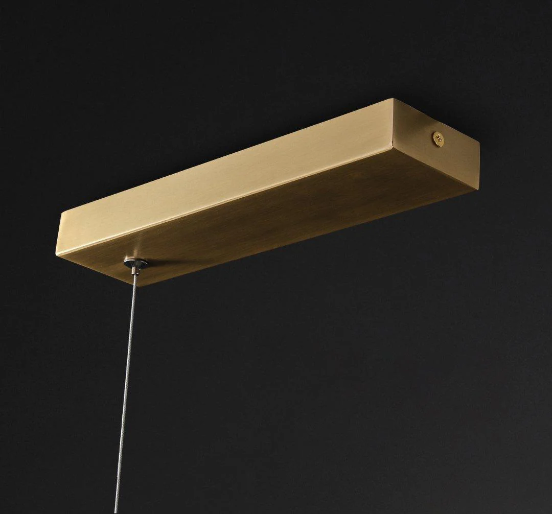 Elarain Brass Minimalist Pendant Light - Image 8