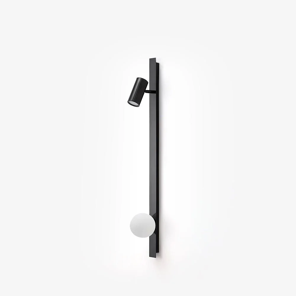 Elarise Brass Glass Minimalist Wall Light - Image 10