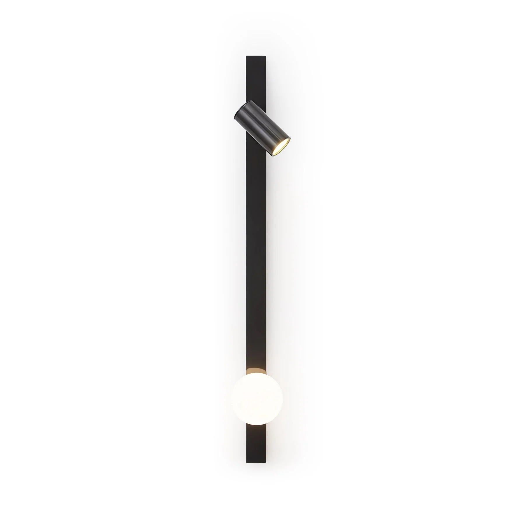 Elarise Brass Glass Minimalist Wall Light - Image 11