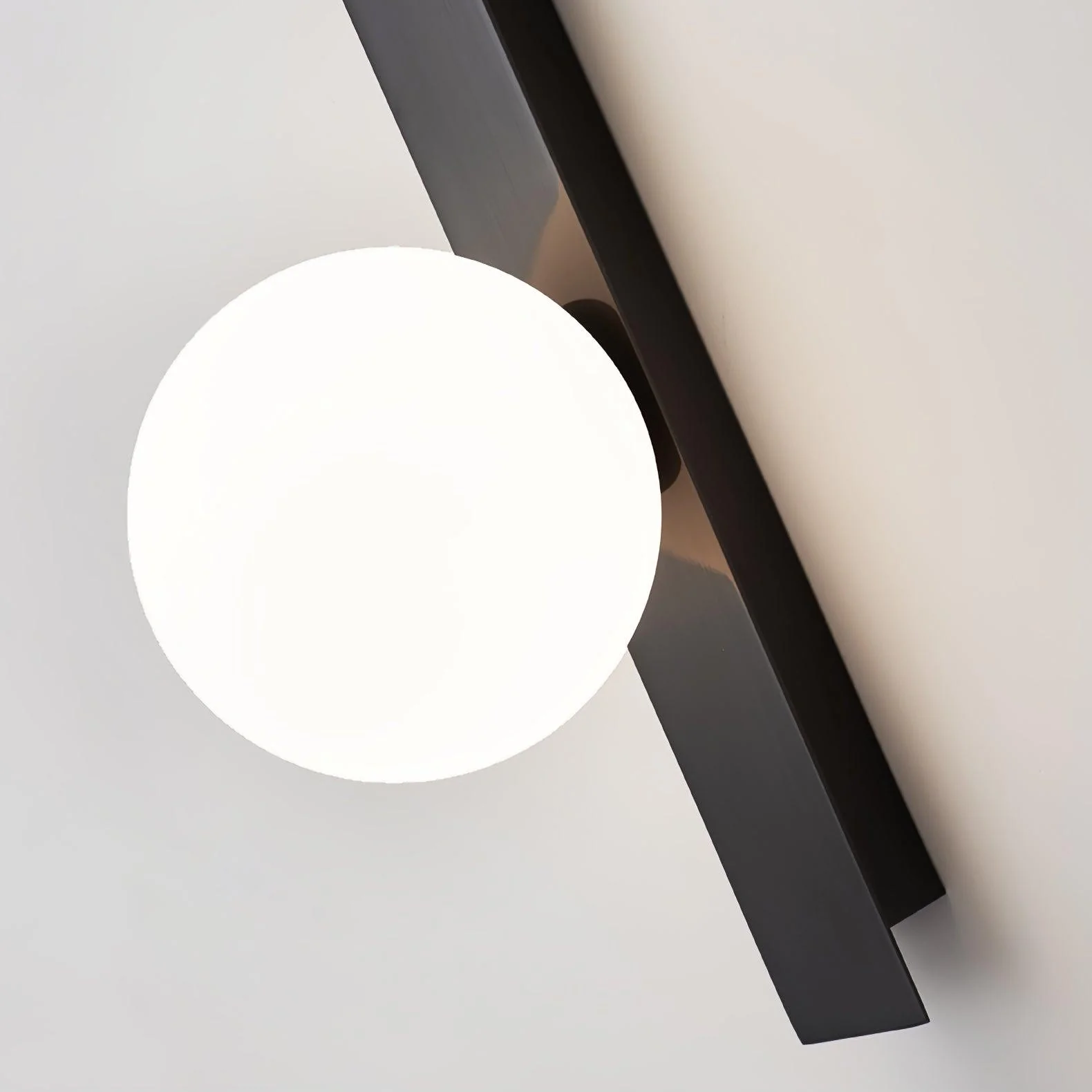 Elarise Brass Glass Minimalist Wall Light - Image 20
