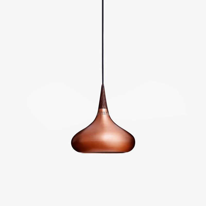 Eldara Aluminum & Wood Industrial Pendant Light - Image 6