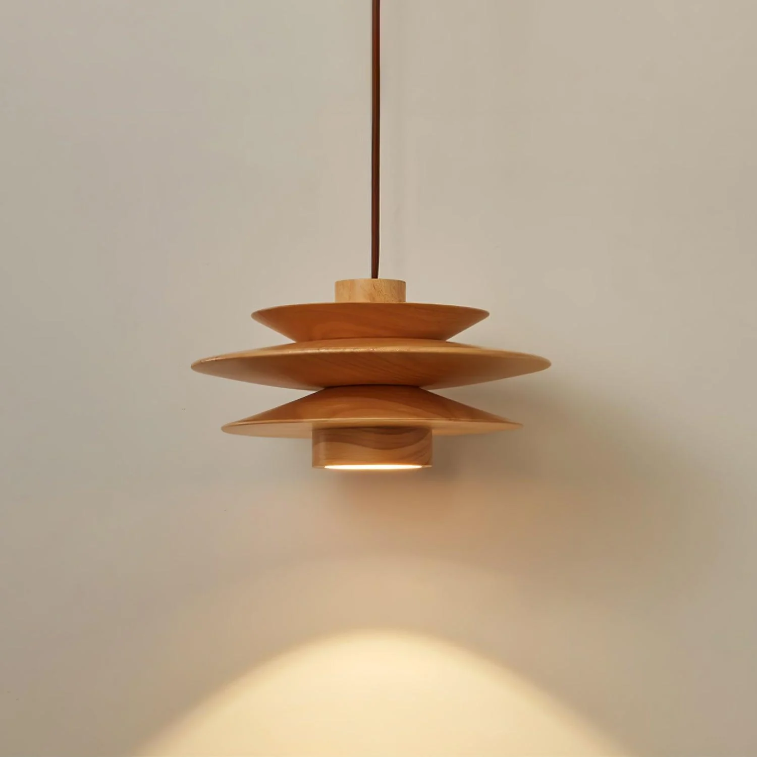 Eldora Wooden Retro Pendant Light - Image 30