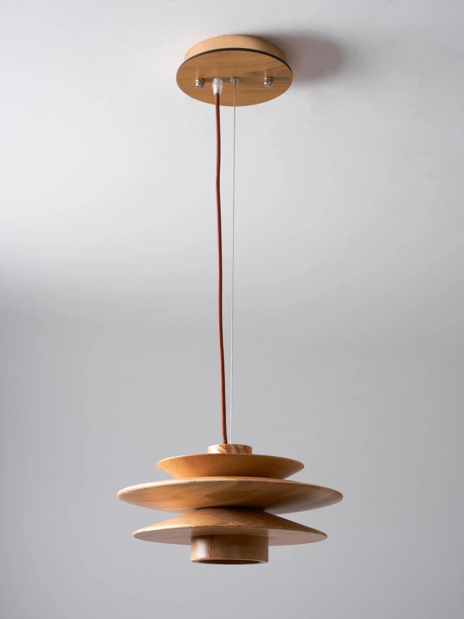 Eldora Wooden Retro Pendant Light - Image 9