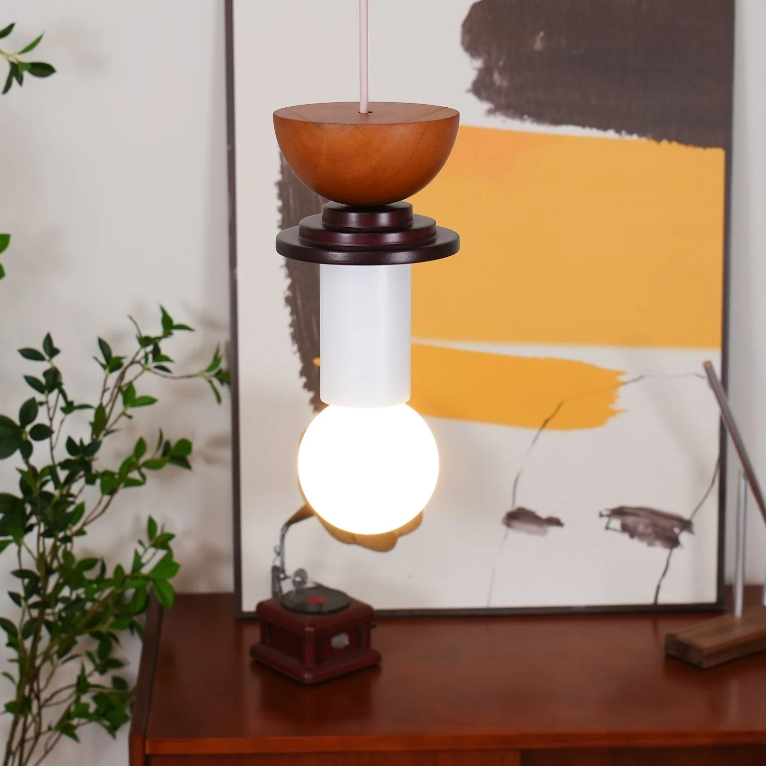 Elena Modern Wood Pendant Light - Image 32