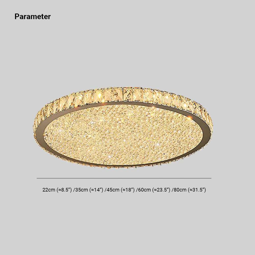 Eliza Luxury Crystal Ceiling Light - Image 4