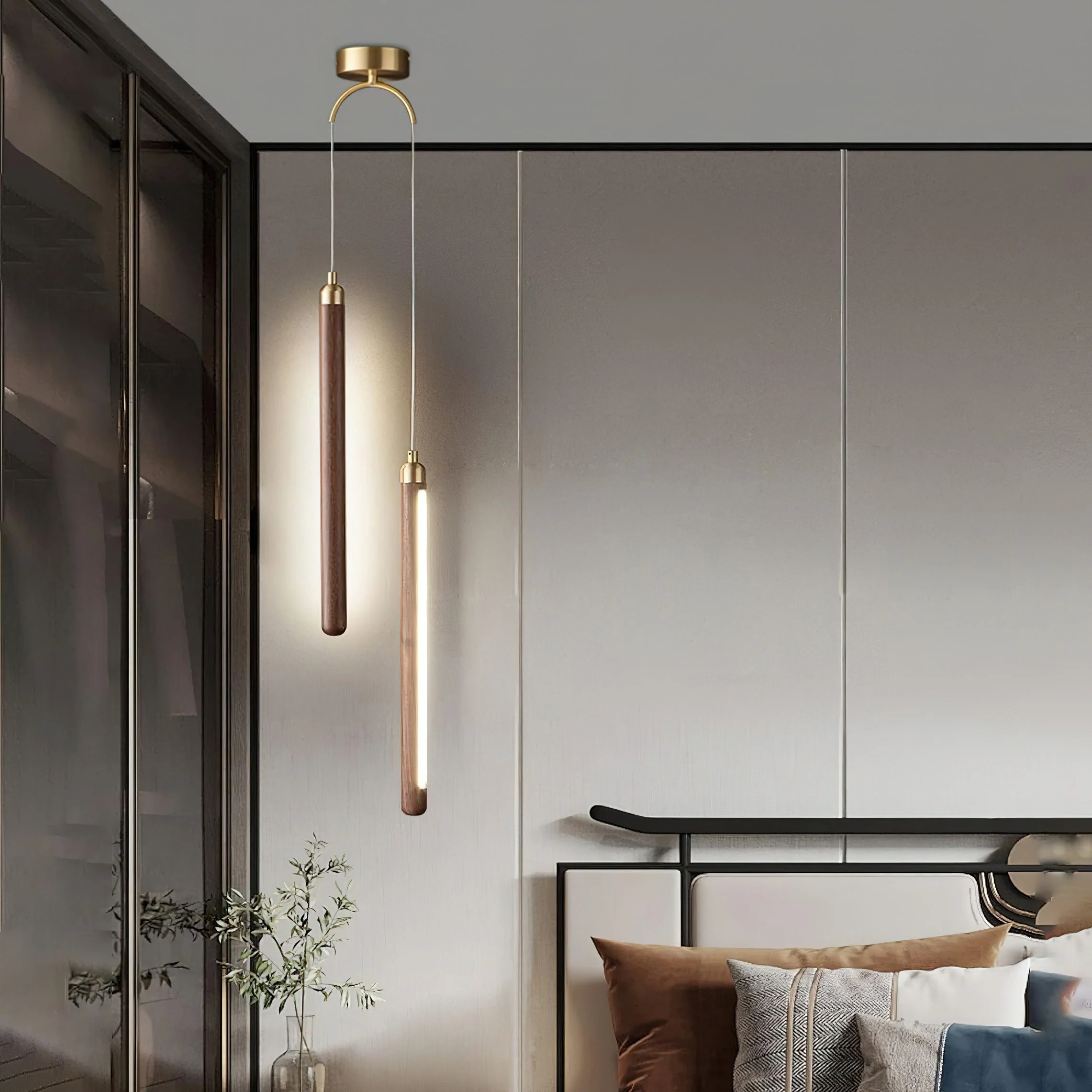Elksdut Farmhouse Copper Pendant Light - Image 2