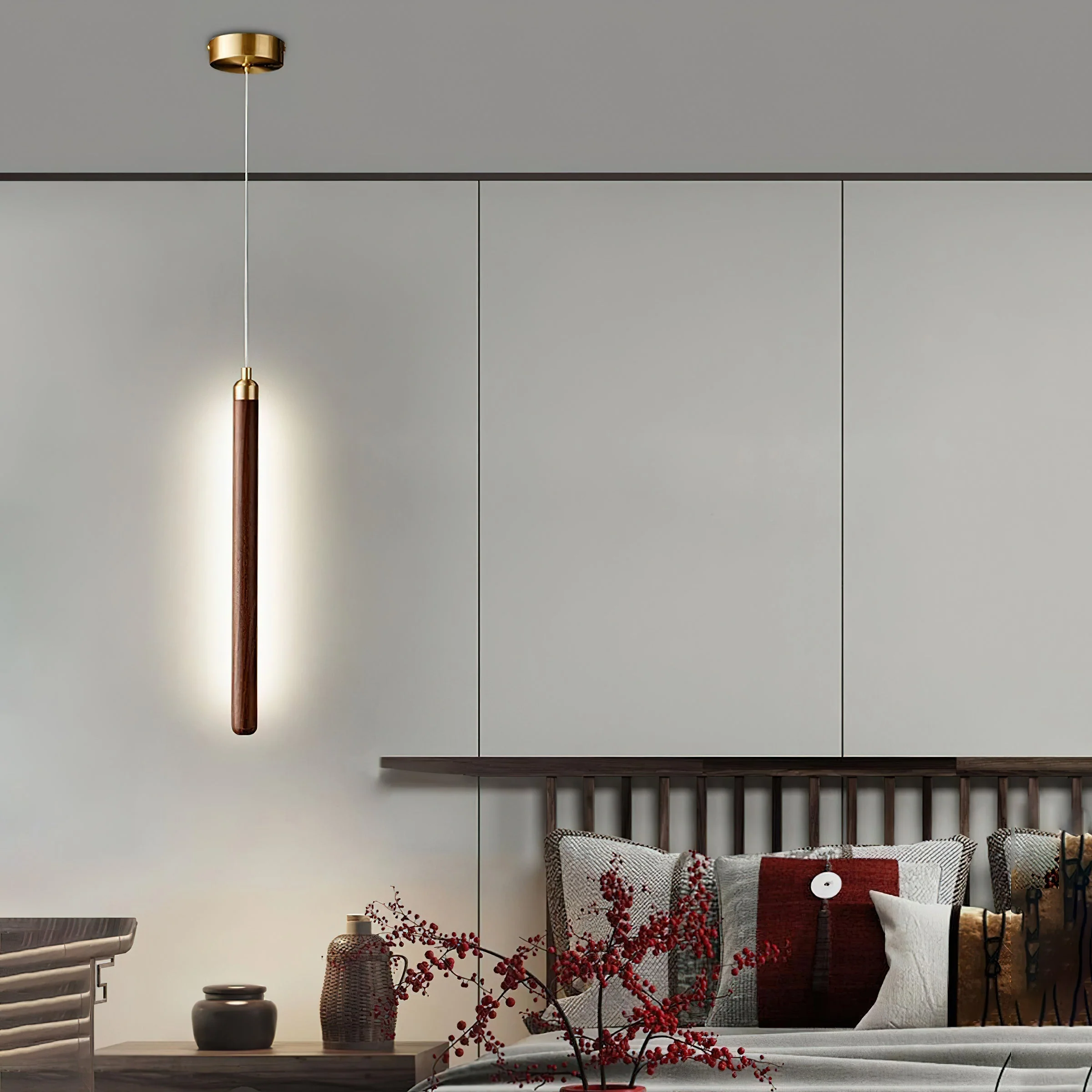 Elksdut Farmhouse Copper Pendant Light - Image 3