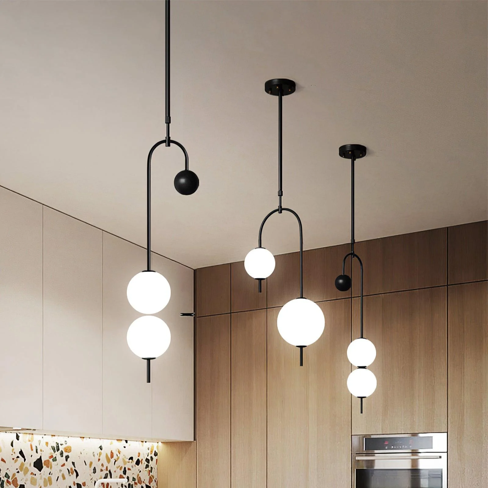 Ellise Plastic Artistic Pendant Light - Image 4