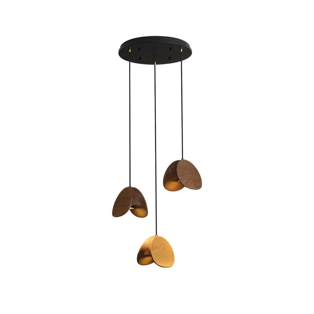 Elmiren Cluster Wood Pendant Light - Image 39